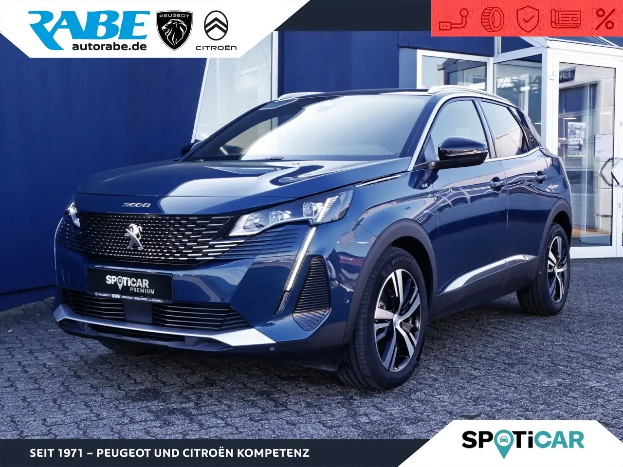 Peugeot 3008 GT 136 Hybrid AHK+Klima+Sitzhzg+Einparkhilf Klima — Eschwege