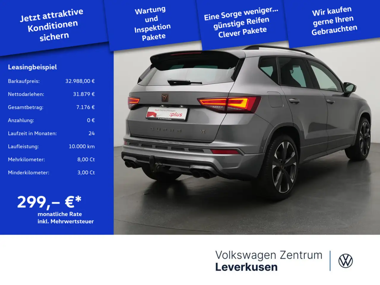 CUPRA Ateca VZ 4Drive ACC AHK NAVI DCC KAM 360° LED — Vehicle gallery 2