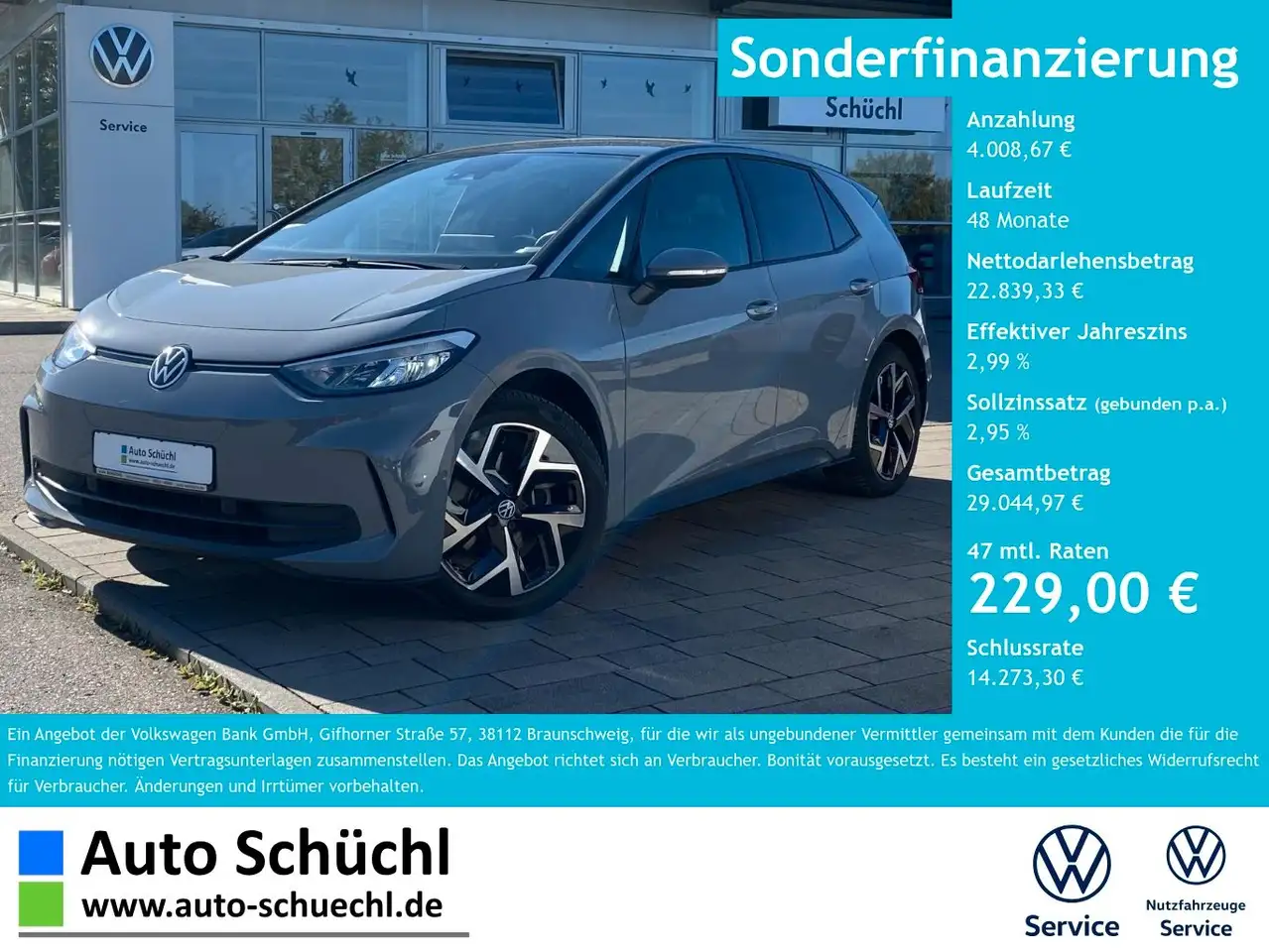 Volkswagen ID.3 PRO FACELIFT APP-CONNECT+KAMERA+NAVI+CCS+LE — Schrobenhausen