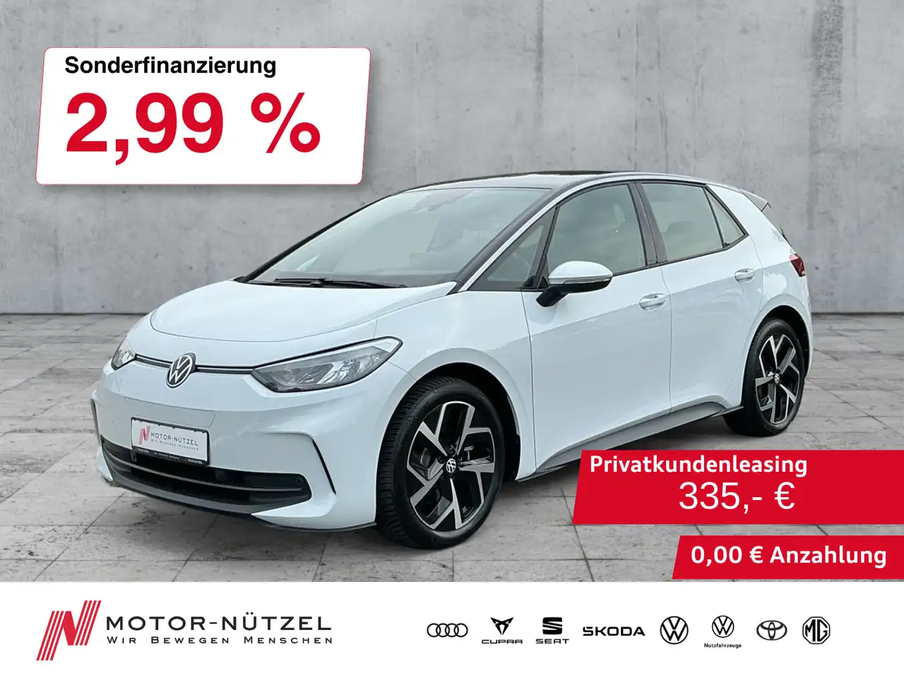 Volkswagen ID.3 150 kW Pro LED+NAVI+ACC+APP+SHZ+DAB+PDC — Scheßlitz
