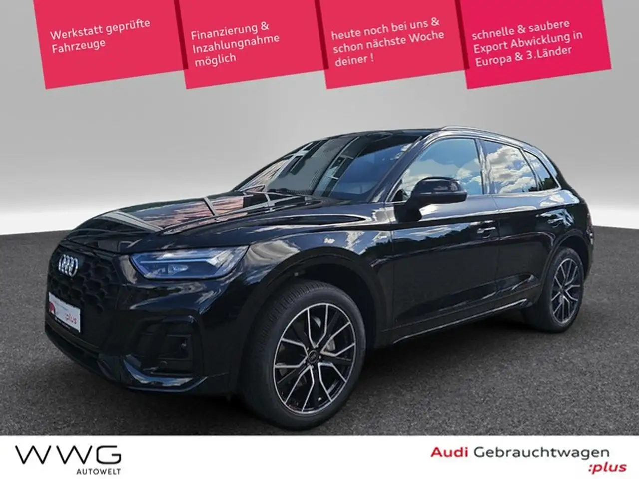 Audi Q5 40 TFSI quattro S line S tronic AHK Navi — Schwäbisch-Gmünd