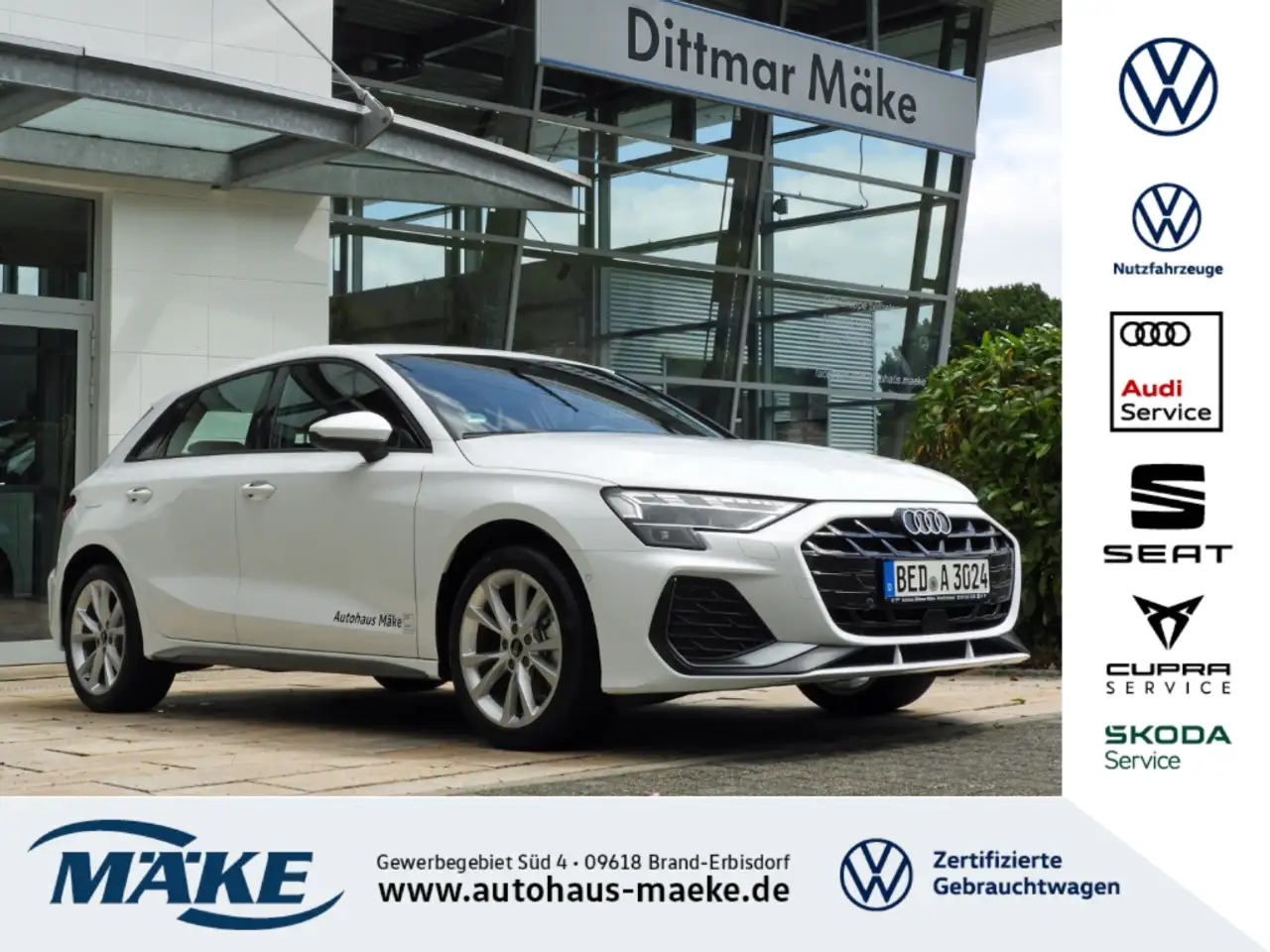 Audi A3 Sportback s-line 35 TFSI s-tronic LED NAV ALU — Brand-Erbisdorf