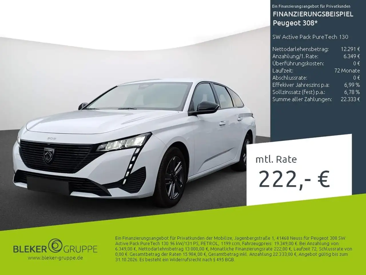 Peugeot 308 SW Active Pack PureTech 130 — Stuhr