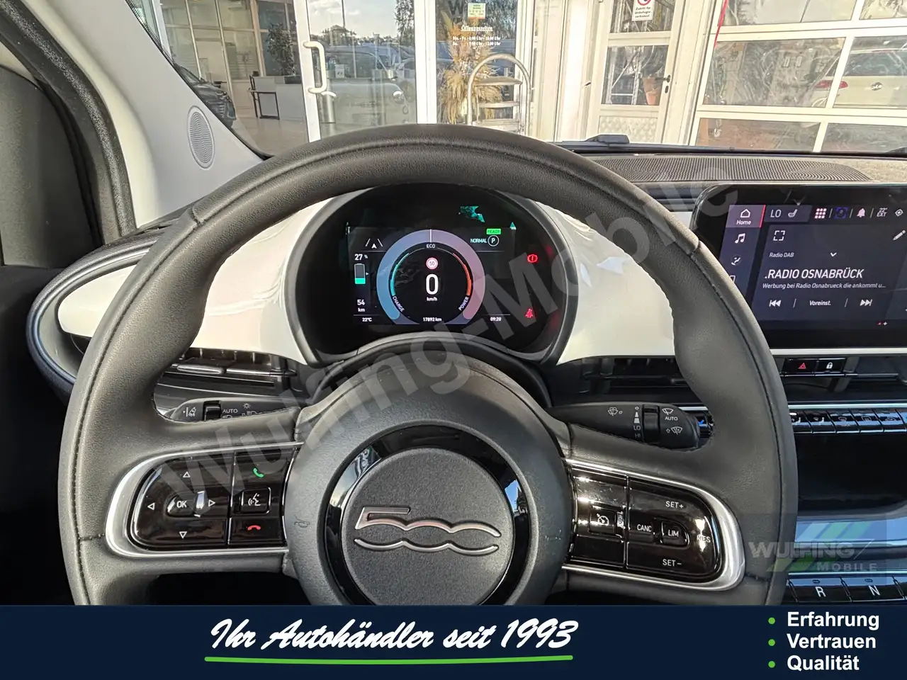 Fiat 500e Cabrio Komfort-Paket 1. Hd, — معرض صور السيارة 12