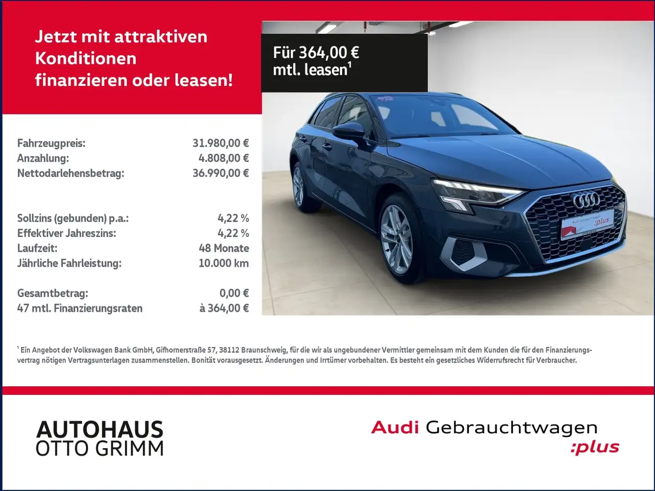 Audi A3 Sportback 40 TFSI e advanced AHK Business — Galería del vehículo 3