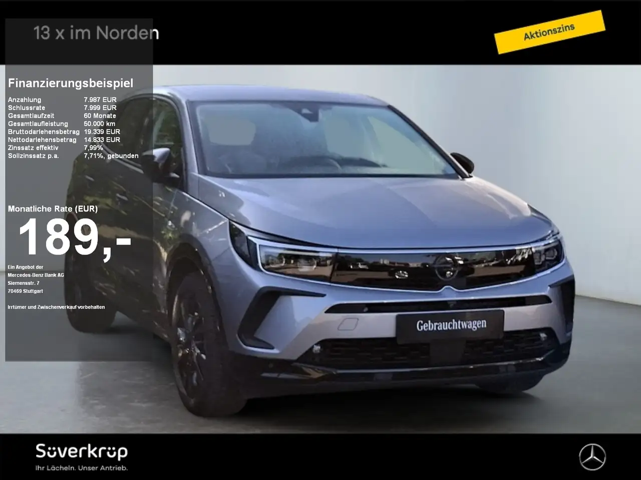Opel Grandland (X) 1.2 Mild-Hybrid GS Line 360 SPUR — Bad Segeberg