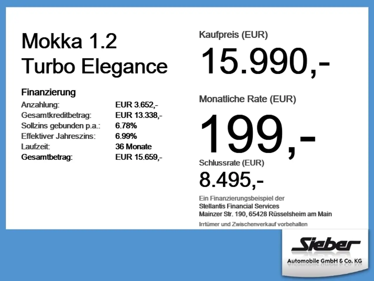Opel Mokka 1.2 Turbo Elegance *LED*Fernlichtassistent* — معرض صور السيارة 6