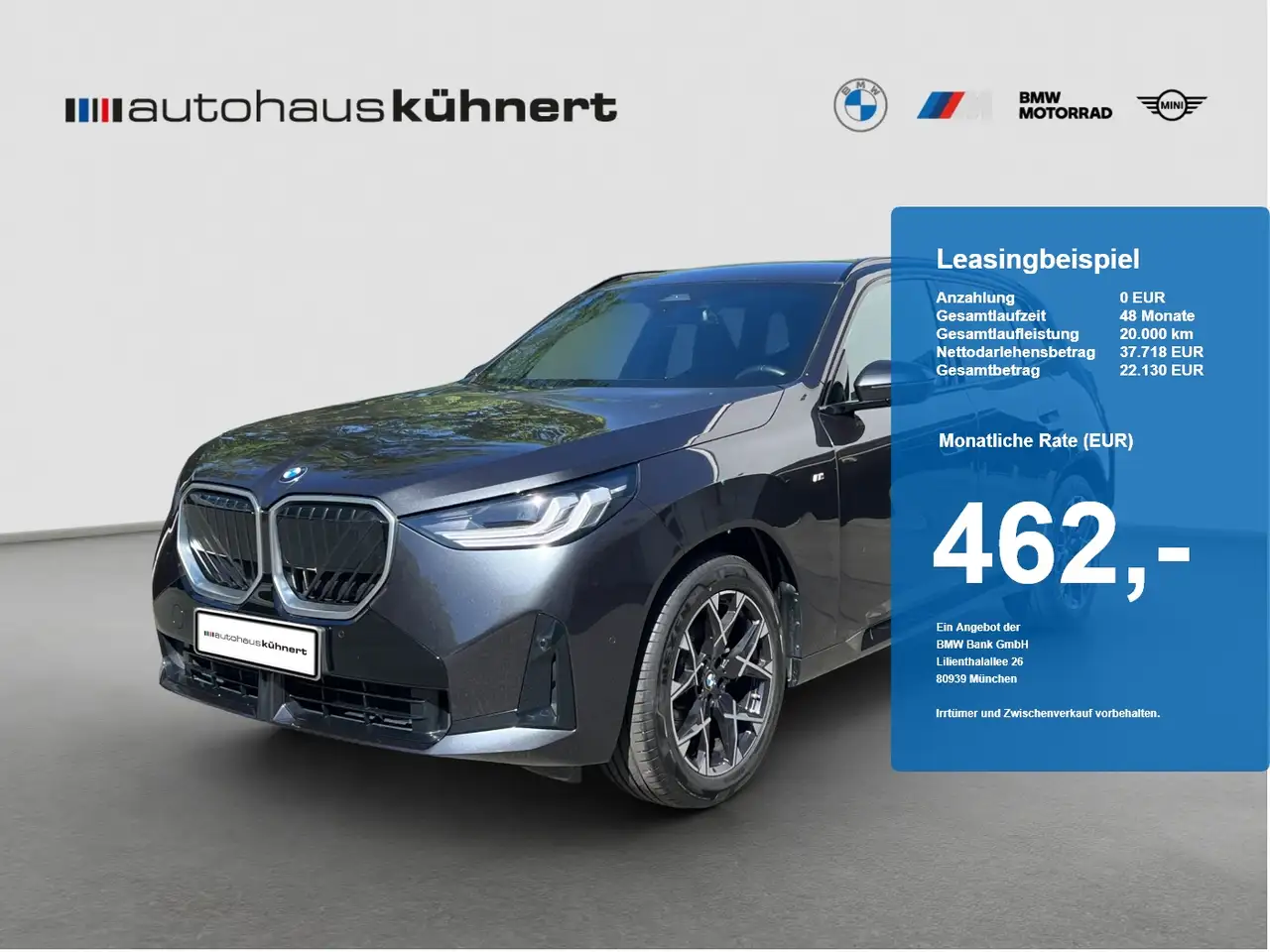 BMW X3 20 xDrive ///M-Sport LED DrvAss AHK RFK DAB — Plauen