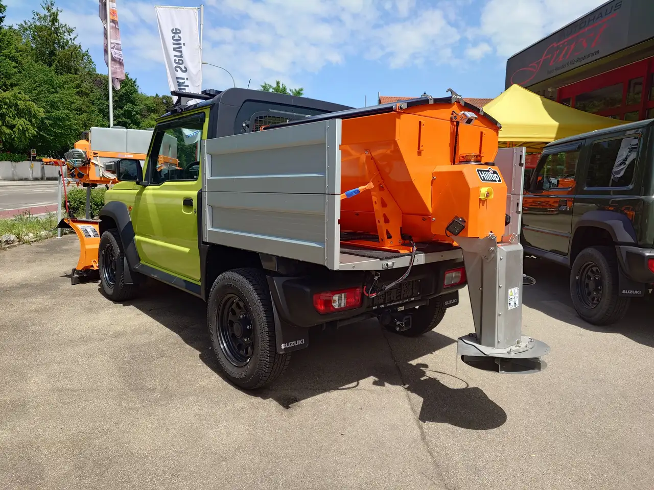 Suzuki Jimny PickUp |Winterdienst| HILLTIP Schneepflug Streuer — Vehicle gallery 7