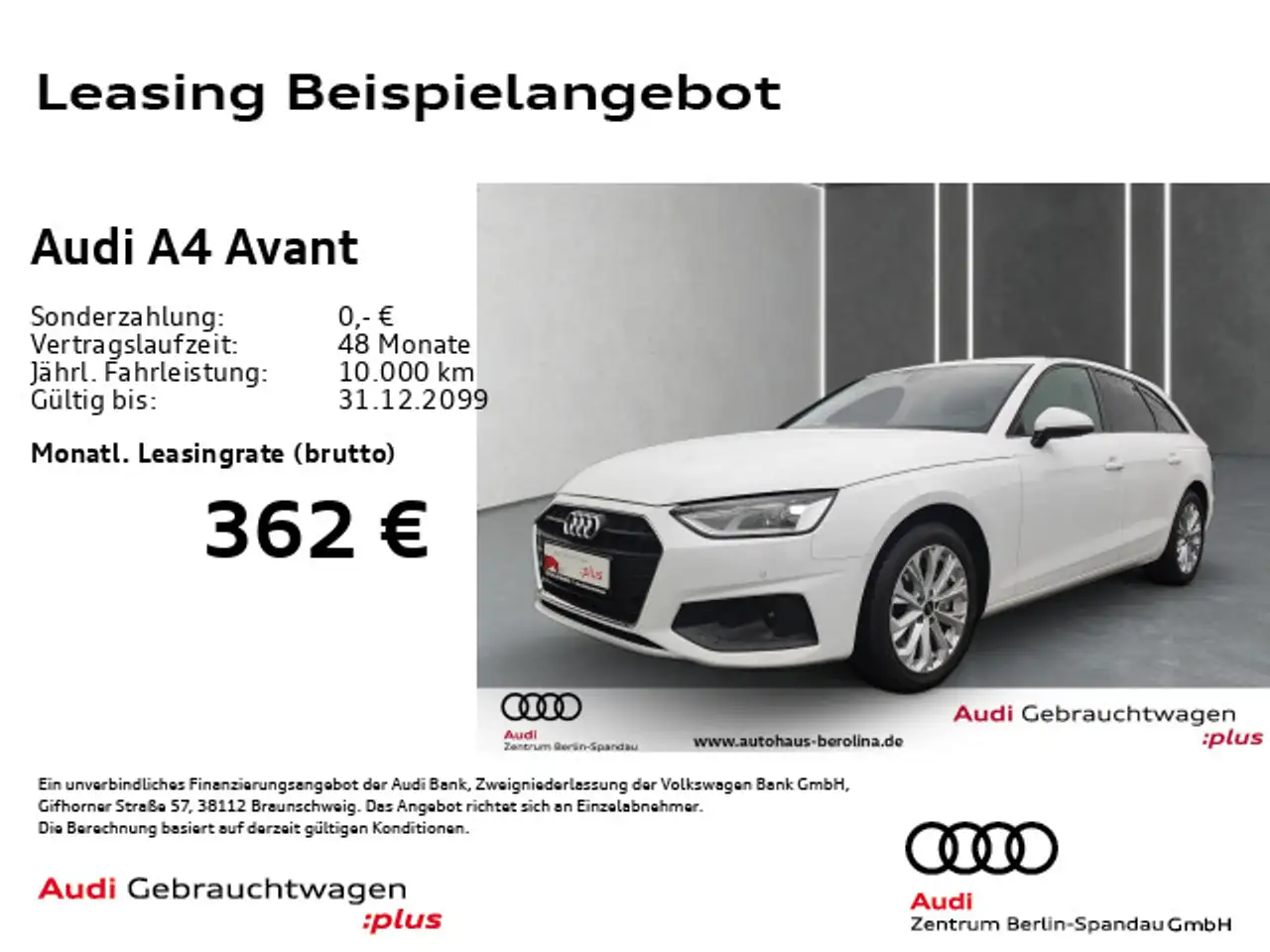 Audi A4 40 TFSI S tronic *NAV+*R-CAM*GRA*SHZ* — Berlin