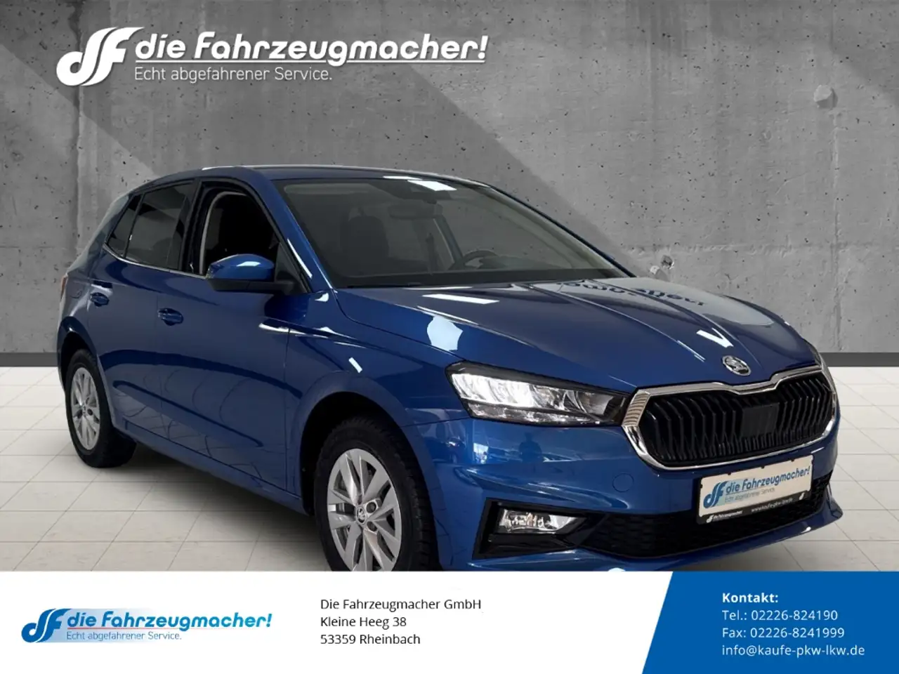 Skoda Fabia Selection LED Sperrdiff. ACC Apple CarPlay Android — Rheinbach