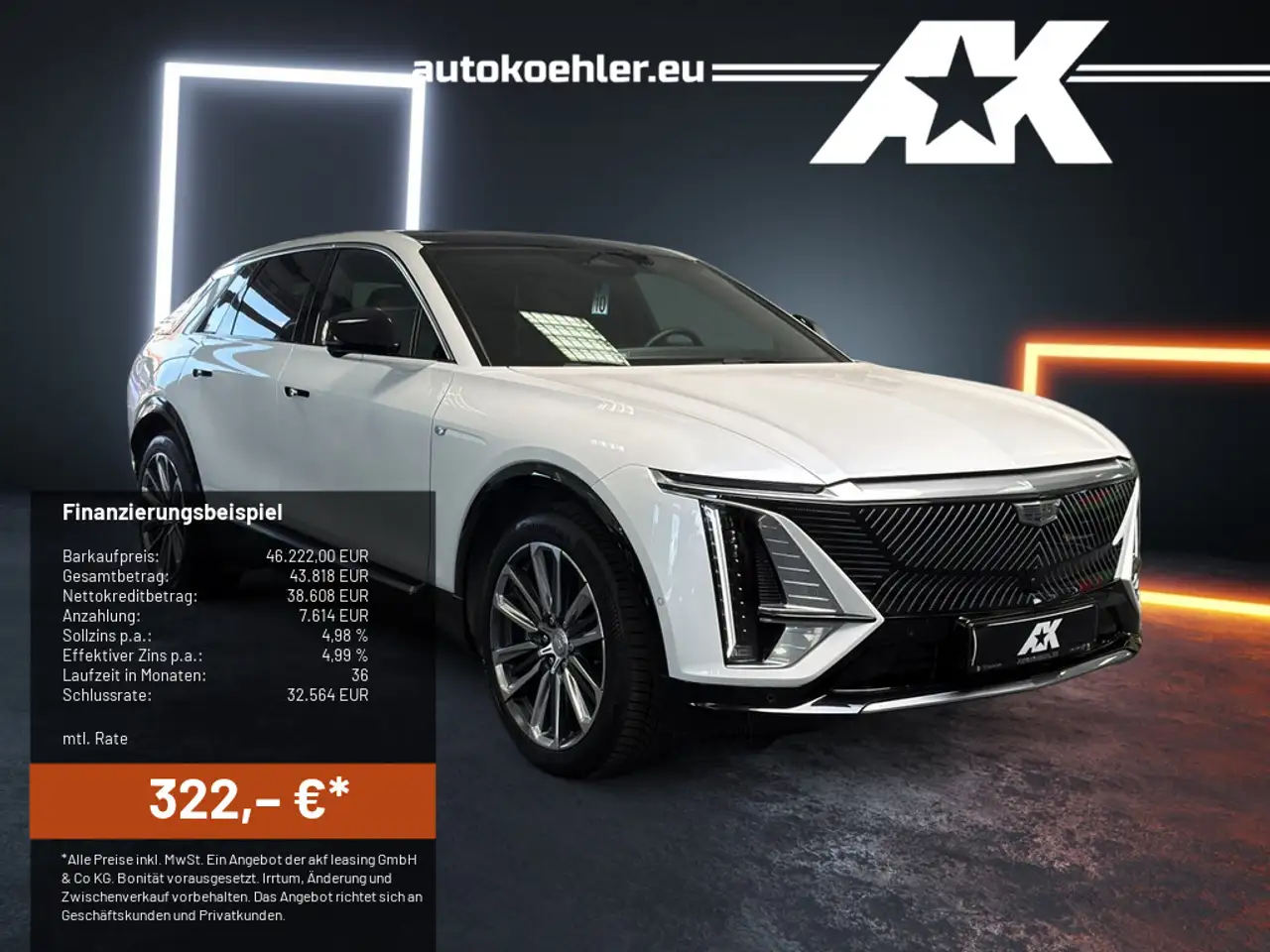 Cadillac Lyriq Luxury AWD 21"Leder AKG-Sound Pano VOLL — Potsdam
