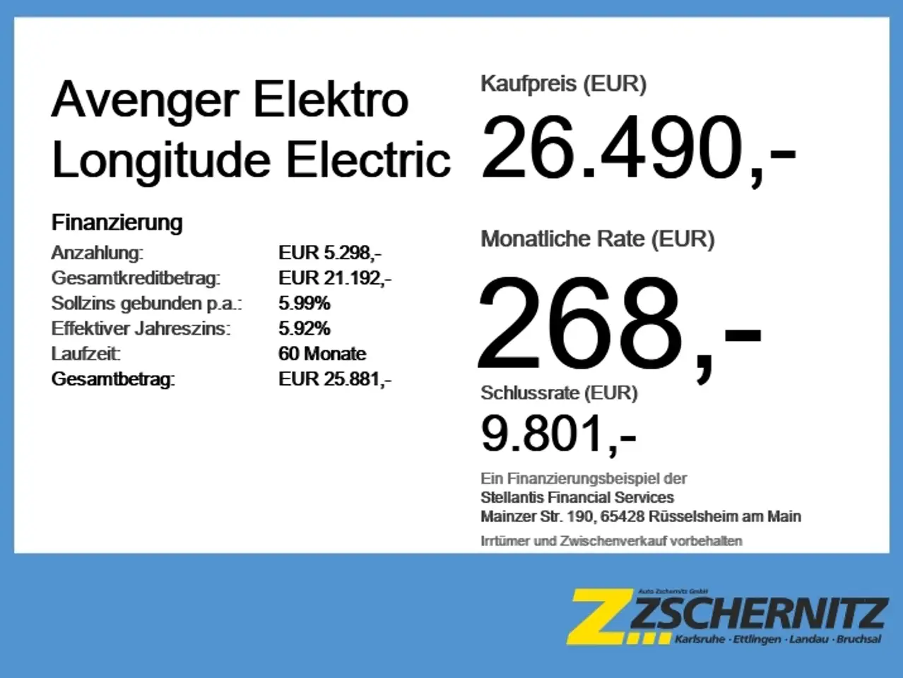 Jeep Avenger Elektro Longitude Electric LED+SHZ+LM — معرض صور السيارة 6