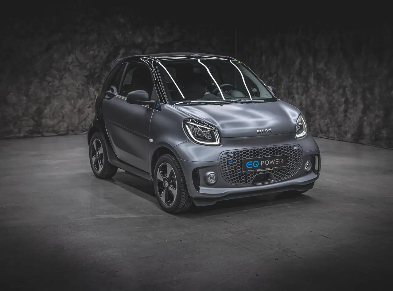 smart forTwo EQ cabrio passion EXCL:MATT+BLACK==COOL! — معرض صور السيارة 4