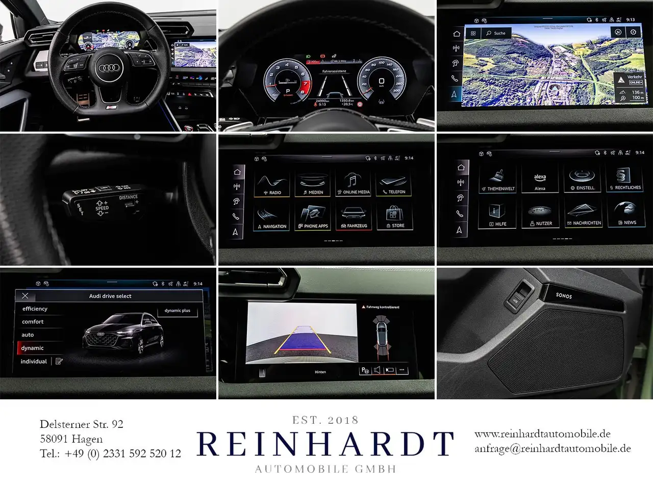 Audi S3 SPORTBACK BLACK MATRIX/ACC/PANO/SONOS/S-SITZE — Galerie du véhicule 25
