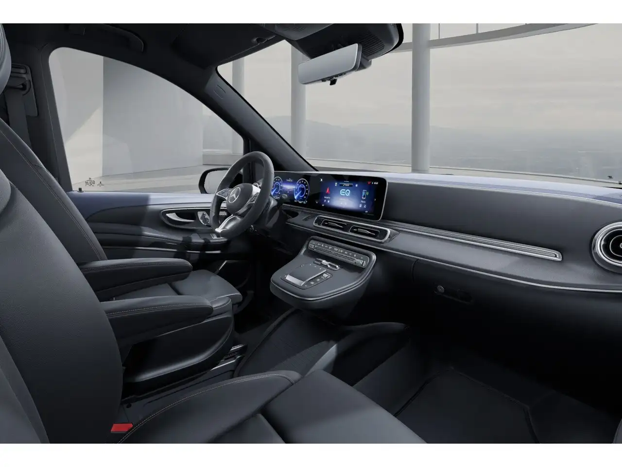 Mercedes-Benz EQV 300 AVANTGARDE, LANG - 6S, AIRMATIC, CARPLAY — معرض صور السيارة 9