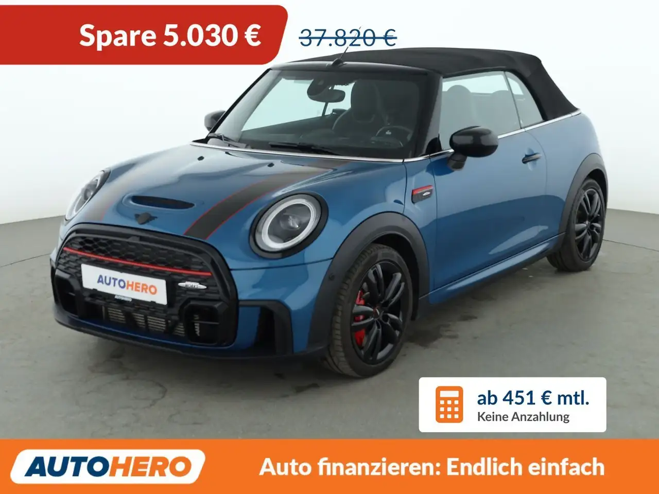 MINI John Cooper Works Cabrio John Cooper Works Aut.*NAVI*HEAD-UP*LED*ACC*CAM* — Essen