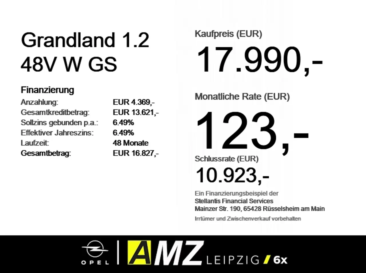 Opel Grandland 1.2 48V W GS *HU/AU neu* — Galería del vehículo 6