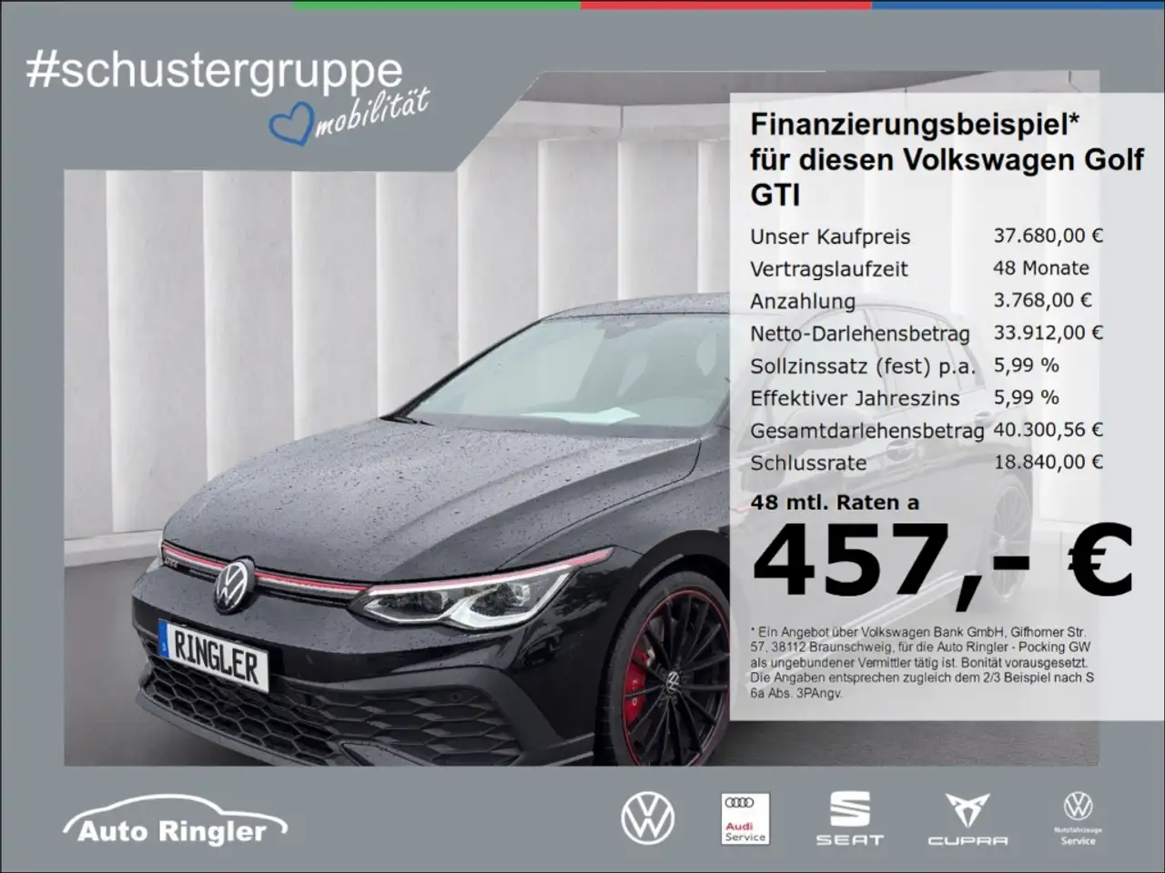 Volkswagen Golf GTI VIII 2.0 NAVI Digitales Cockpit R-PERFORMANCE — Pocking