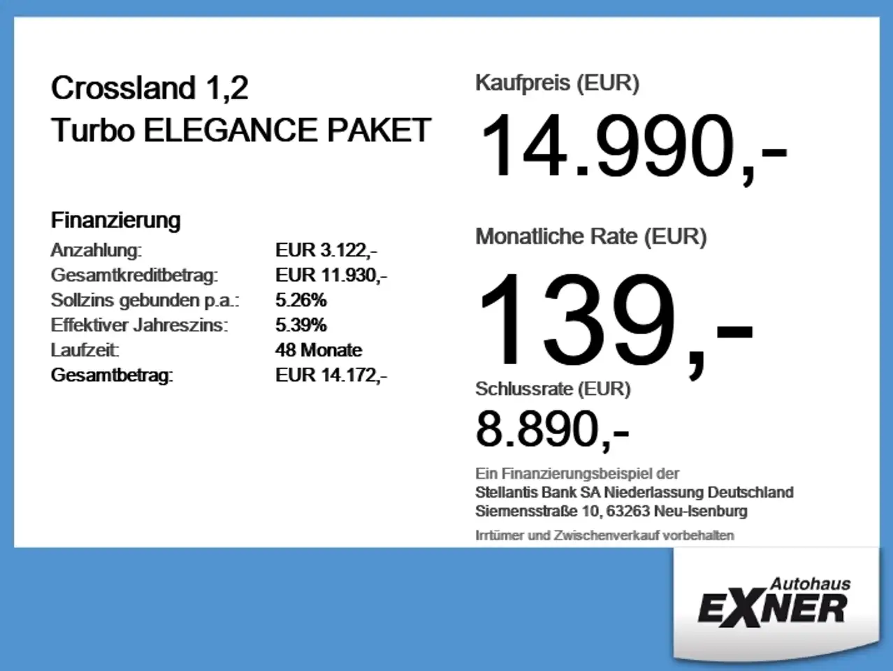 Opel Crossland 1,2 Turbo ELEGANCE PAKET LED+Navi+SHZ — معرض صور السيارة 6