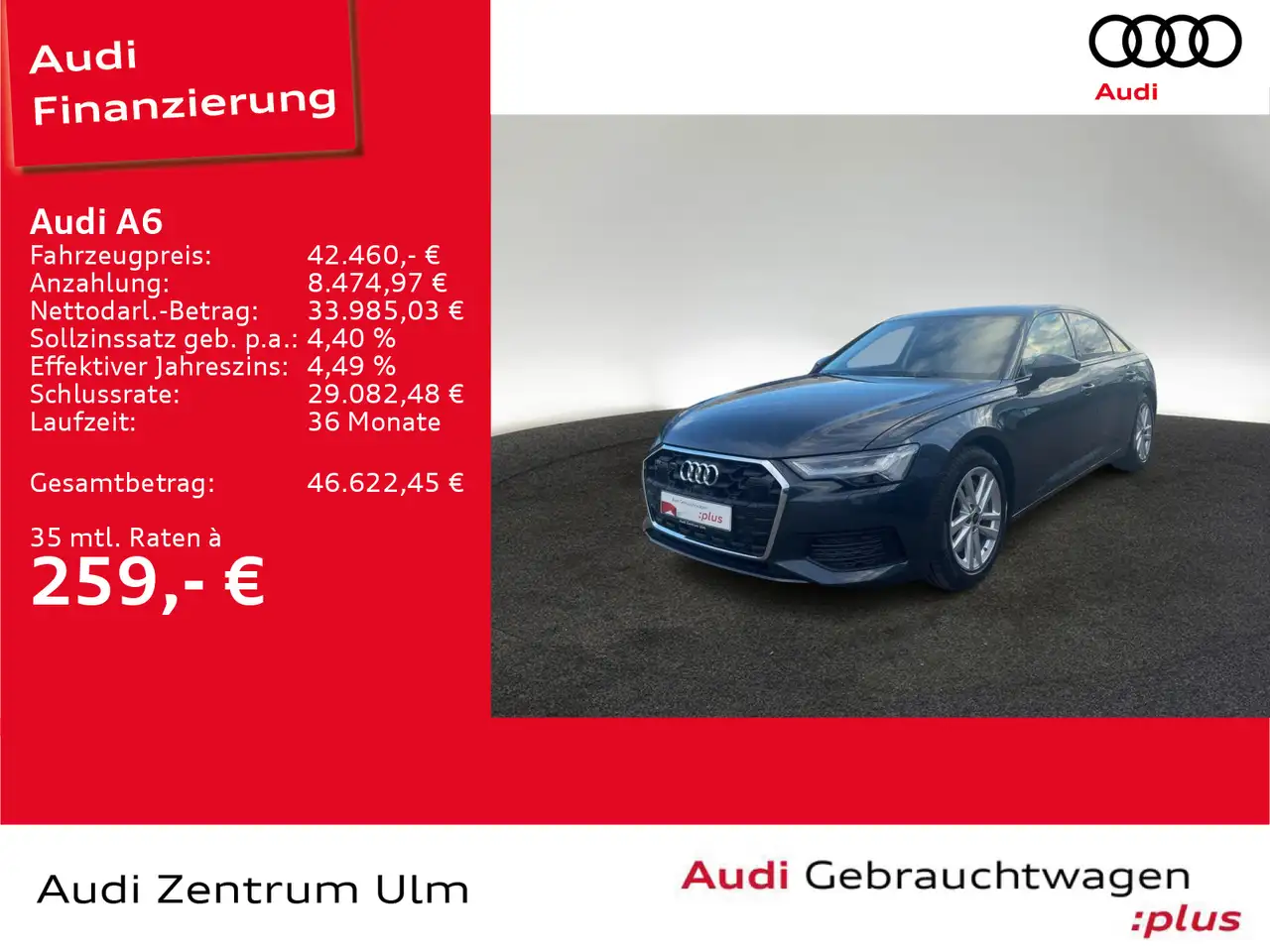 Audi A6 Lim 50 TFSI e qu B&O HuD MASSAGE NACHTSICHT — Galerie du véhicule 3