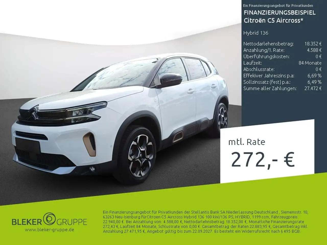 Citroen C5 Aircross Hybrid 136 — Ahaus
