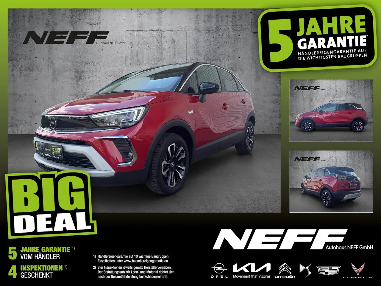 Opel Crossland 1.2 Turbo Elegance Naviagtion+LED — Neckarsulm