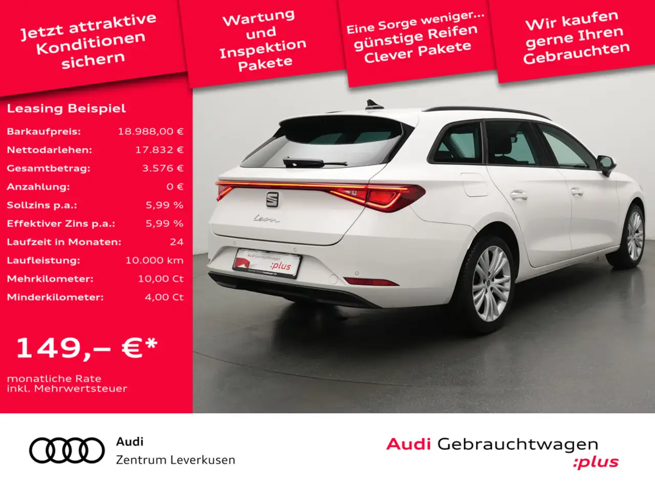 SEAT Leon Style Edition LED PDC KLIMA — Vehicle gallery 2