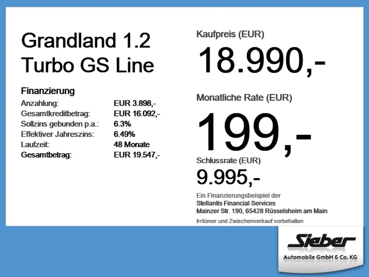 Opel Grandland 1.2 Turbo GS Line *Sitzheizung*LED*PDC* — Galería del vehículo 6