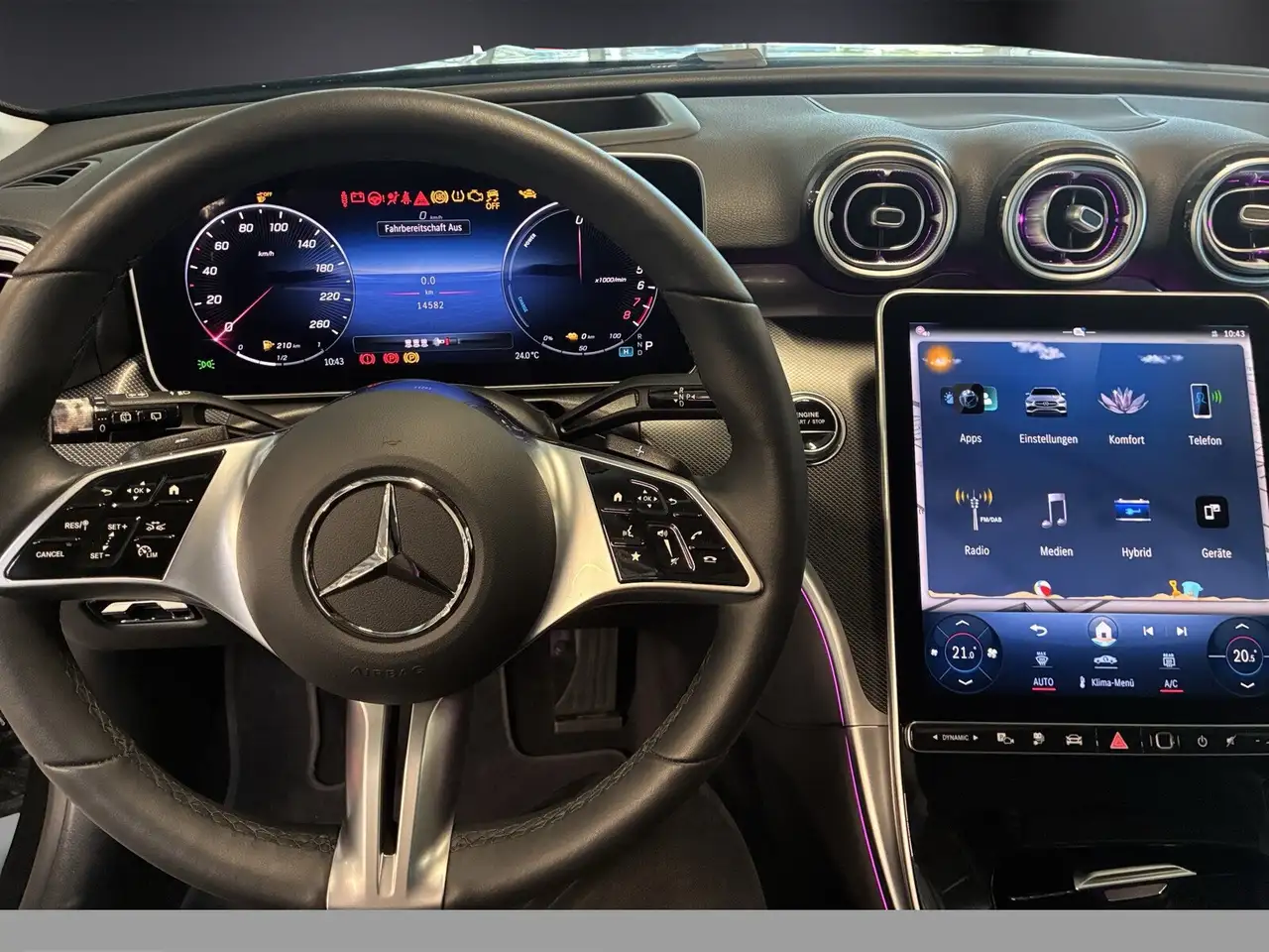 Mercedes-Benz C 300 C 300 e T AVANTGARDE DISTRONIC MASSAGE HUD SITZKL. — معرض صور السيارة 15