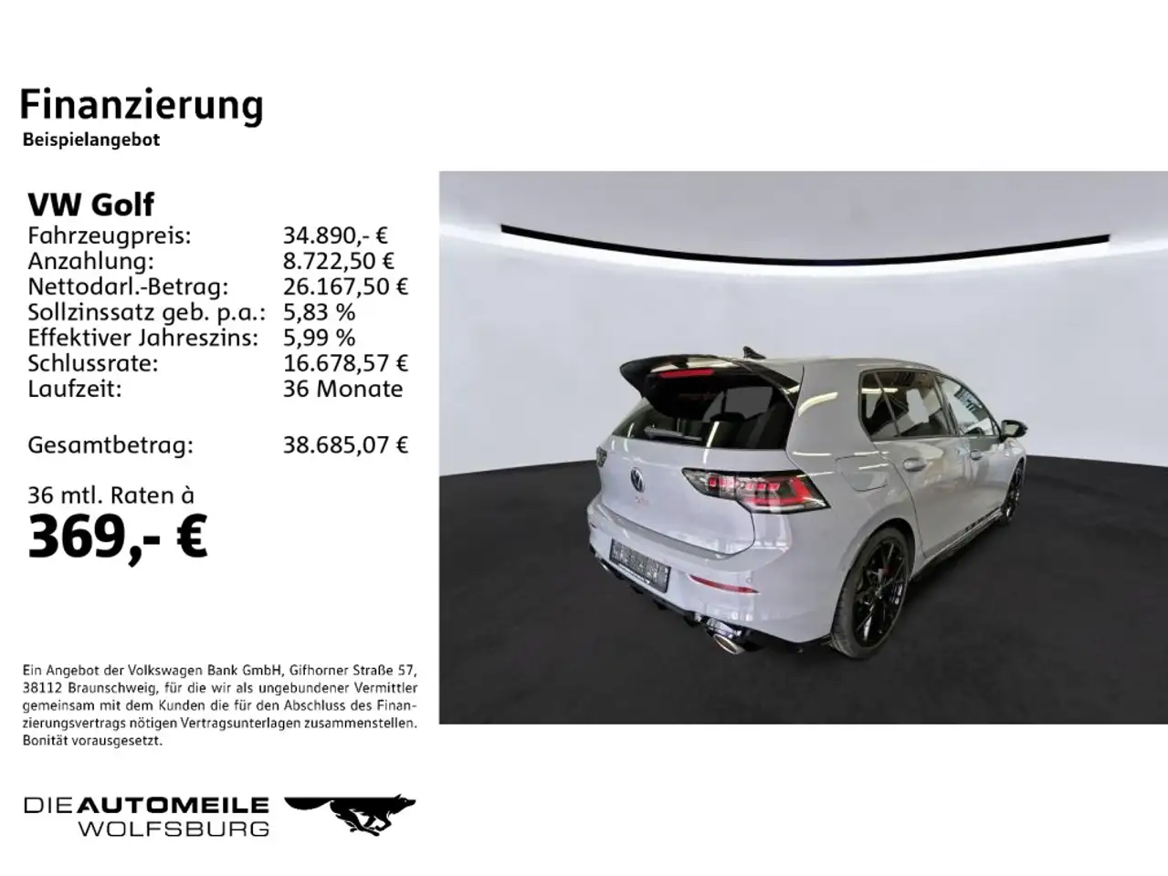 Volkswagen Golf GTI Golf 8 VIII GTI 2.0 TSI DSG Clubsport HeadUp/Mat — Vehicle gallery 2