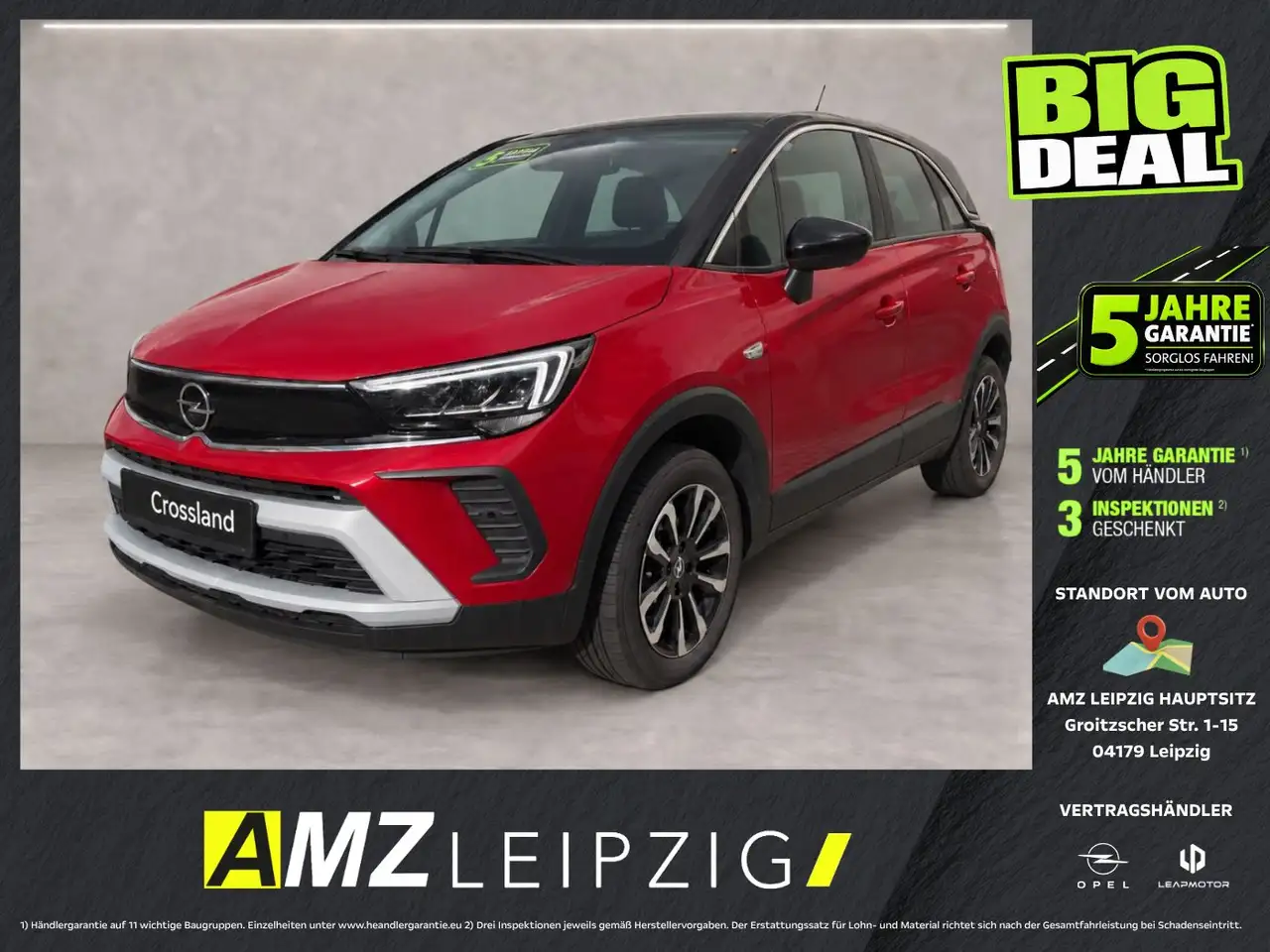 Opel Crossland 1.2 Turbo Elegance LED+Navi+2xKlima+LM — Leipzig