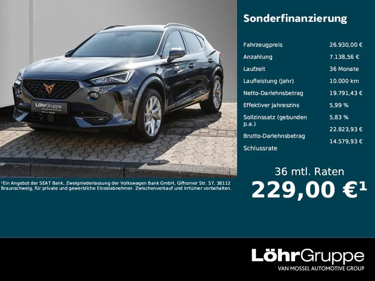 CUPRA Formentor 1.5 TSI DSG /Navi/LED/ACC/RFK/DAB+ — Neuwied