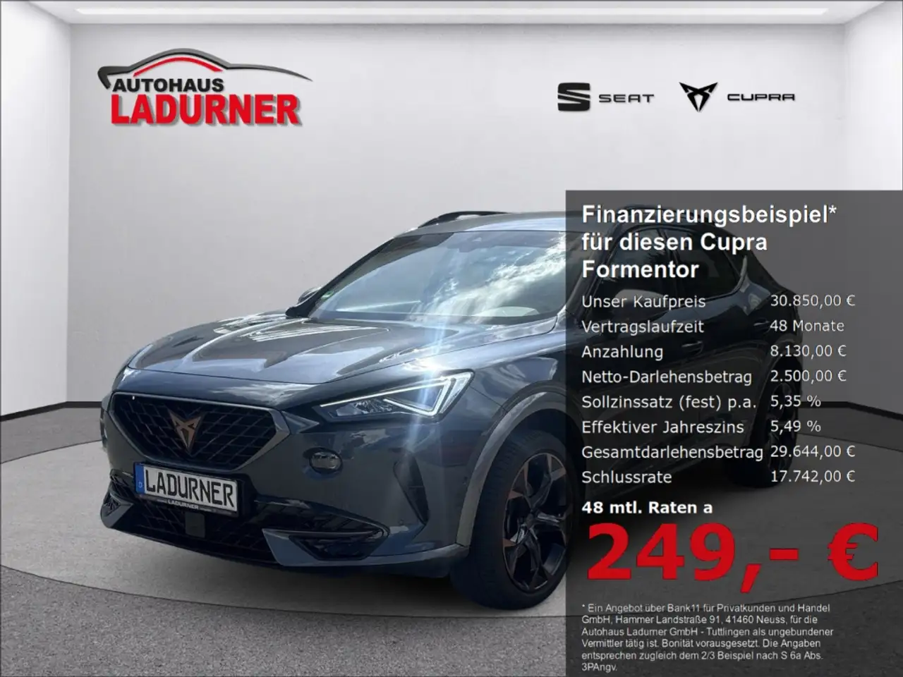 CUPRA Formentor *1.5 TSI/Navi/LED/Sperrdiff./ACC* — Tuttlingen