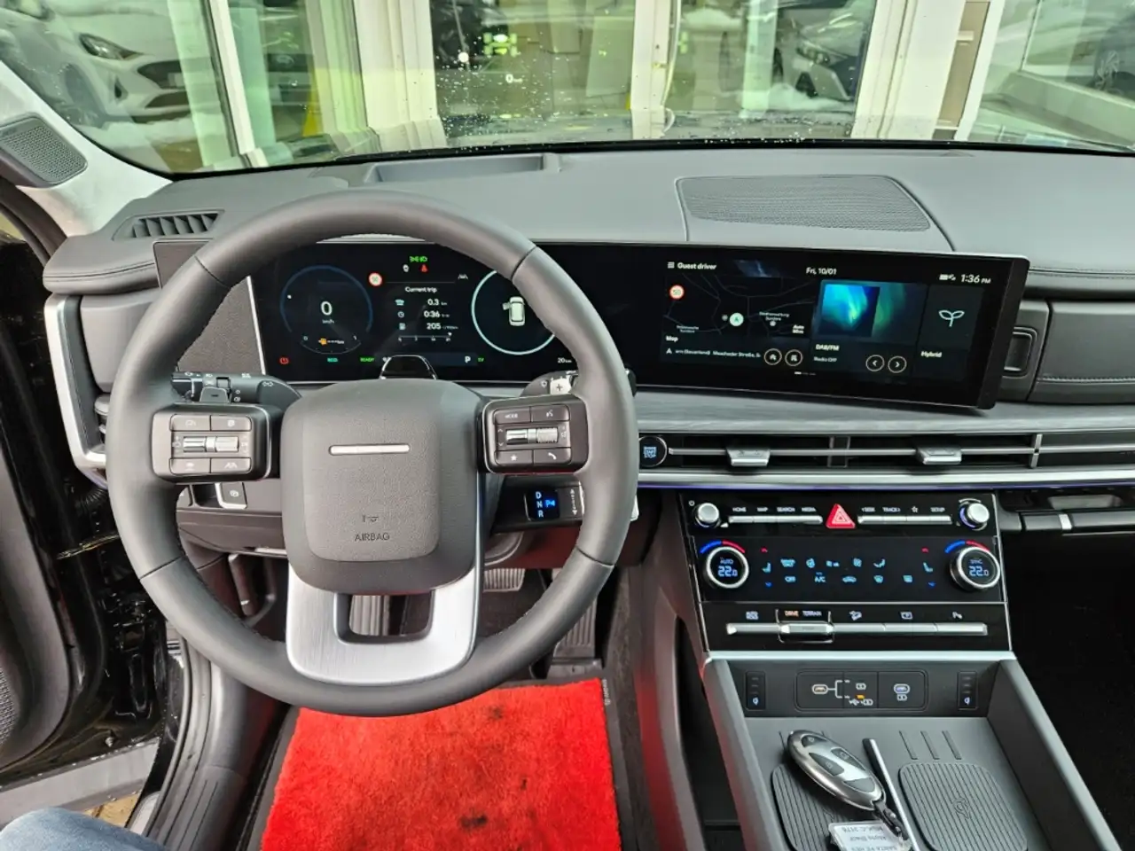 Hyundai SANTA FE Hybrid 1.6 T-GDI 4WD SIGNATURE, Technik & Komfort — معرض صور السيارة 18