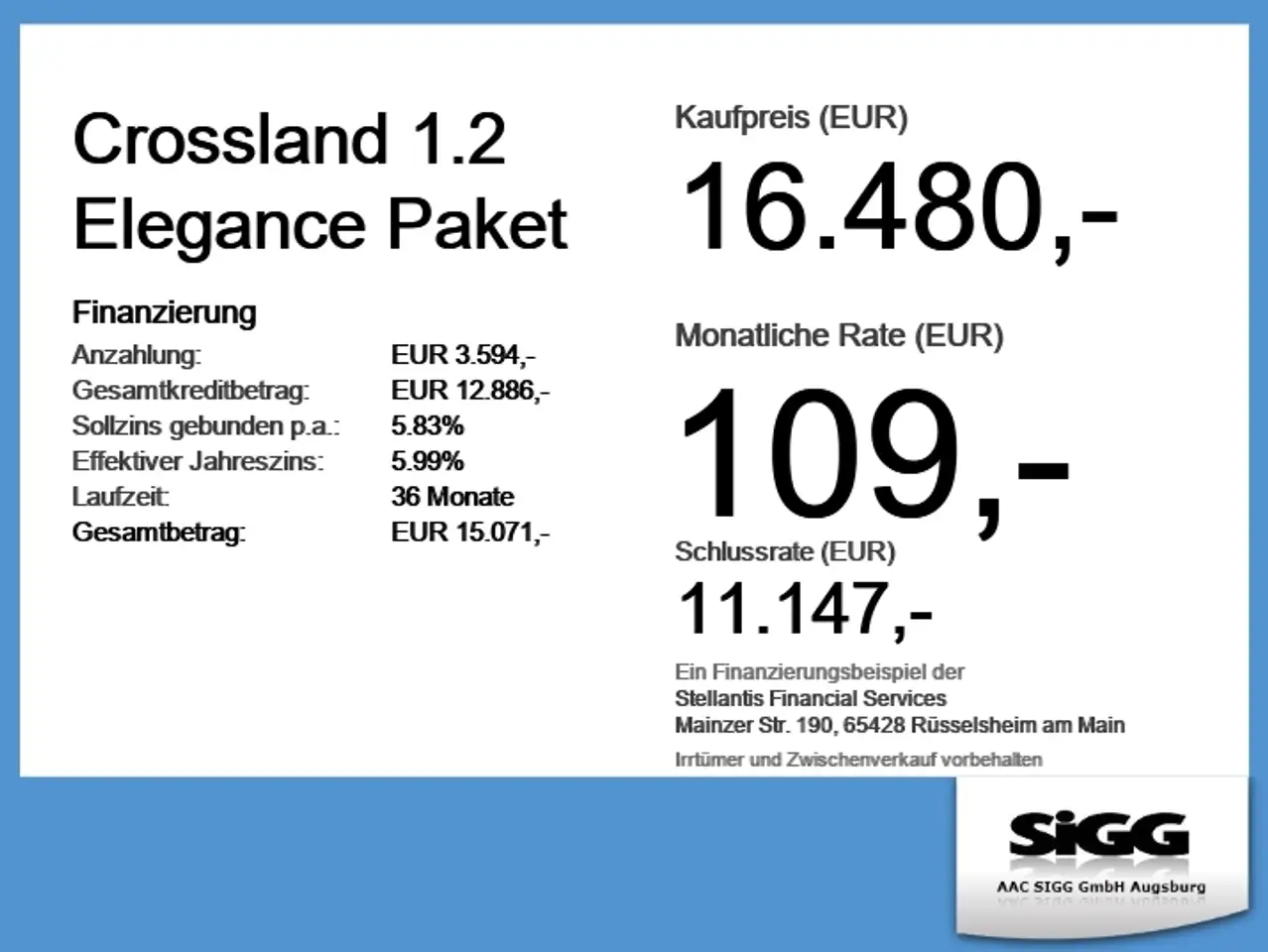 Opel Crossland 1.2 Elegance Paket Automatik, Allwetter — Vehicle gallery 6