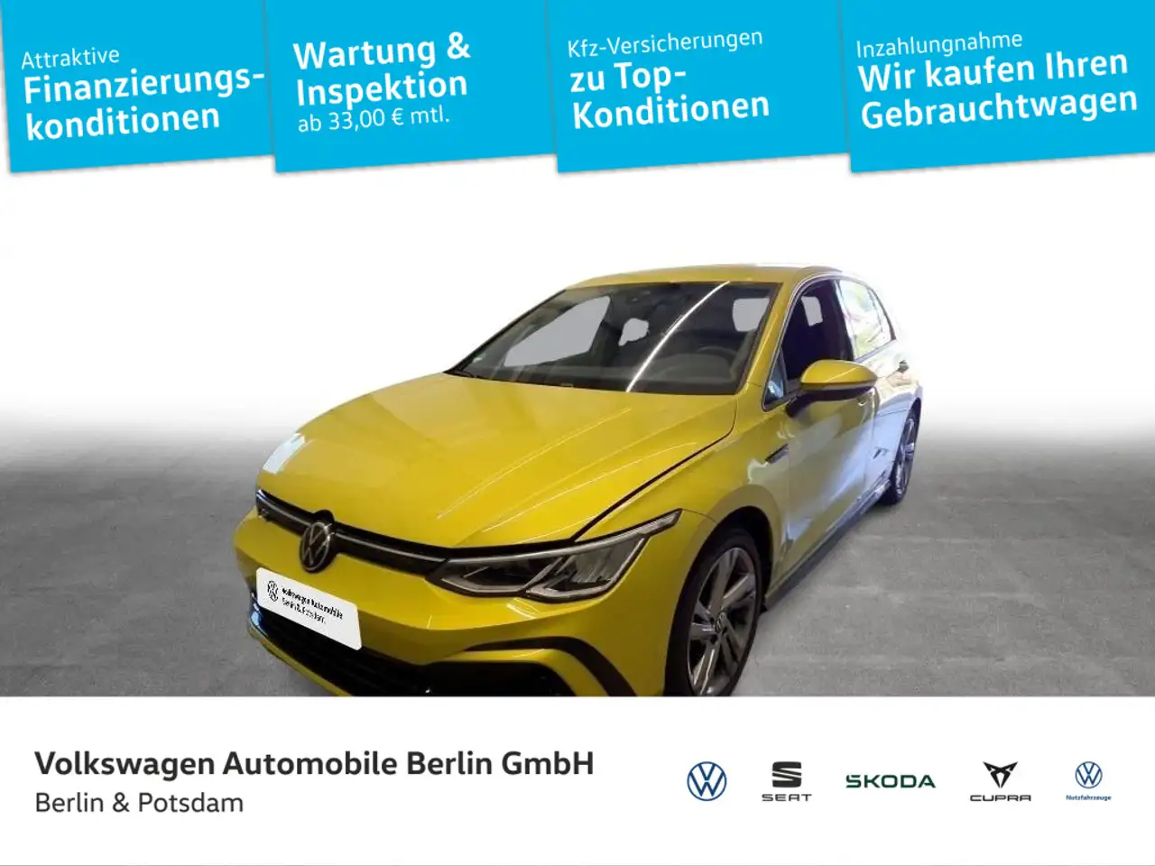 Volkswagen Golf VIII 1.5 eTSI DSG R-Line APP LED PDC — Berlin