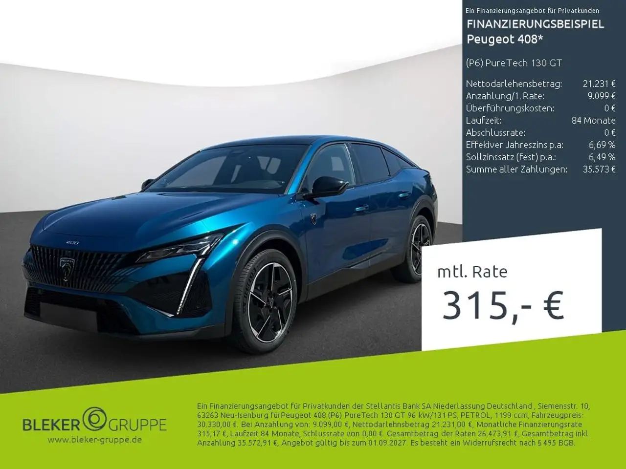 Peugeot 408 (P6) PureTech 130 GT — Dortmund