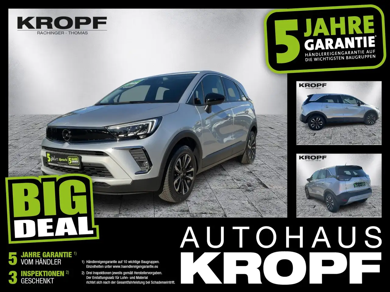 Opel Crossland 1.2 Turbo Elegance Paket LED+Navi+Kam. — Erlangen