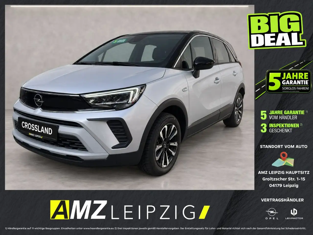 Opel Crossland 1.2 Turbo Elegance LED+Navi+2xKlima+LM — Leipzig