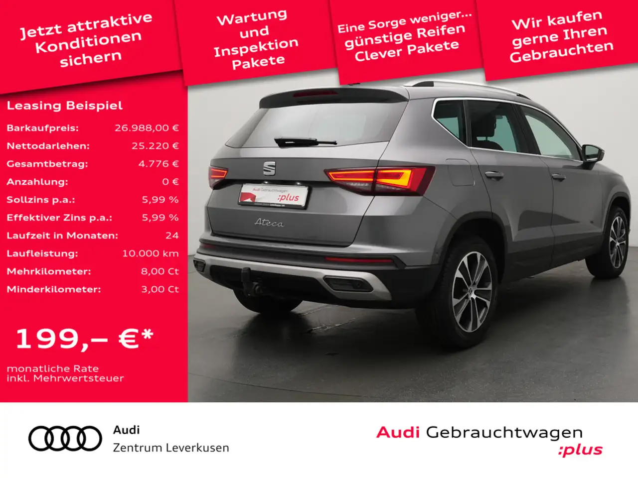 SEAT Ateca Style Edition DSG AHK ACC BEATS NAVI VI — Galerie du véhicule 2