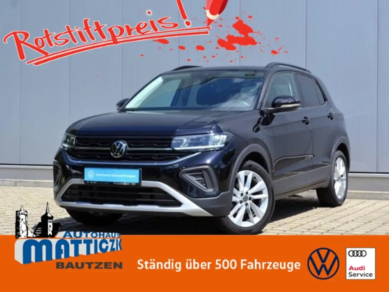 Volkswagen T-Cross 1.0 TSI 116 PS DSG Life AHK/IQ.DRIVE-PAKET/17-ZOL — Bautzen