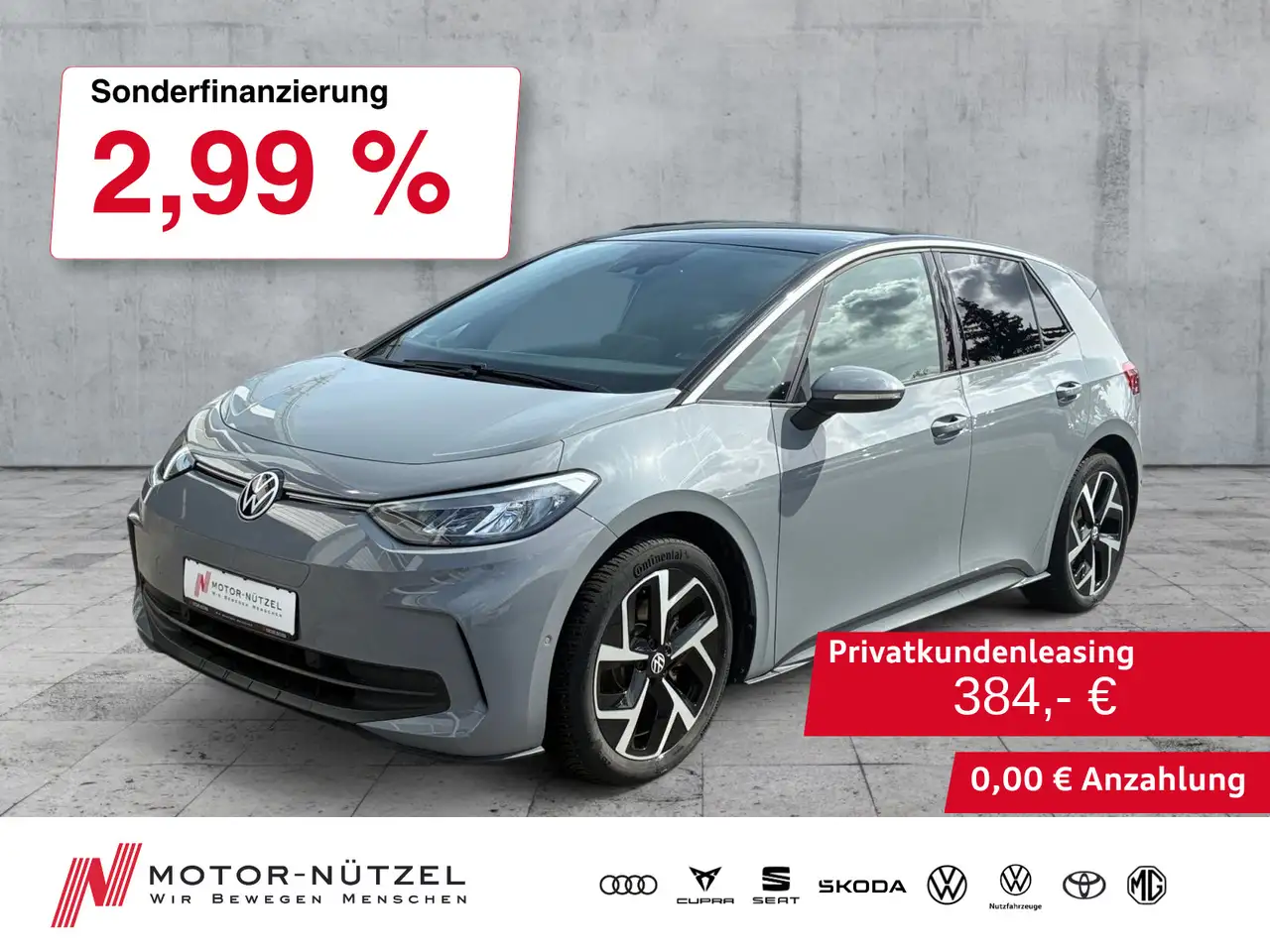 Volkswagen ID.3 150kW Pro MOVE FACELIFT LED+NAVI+ACC+RFK — Mitterteich