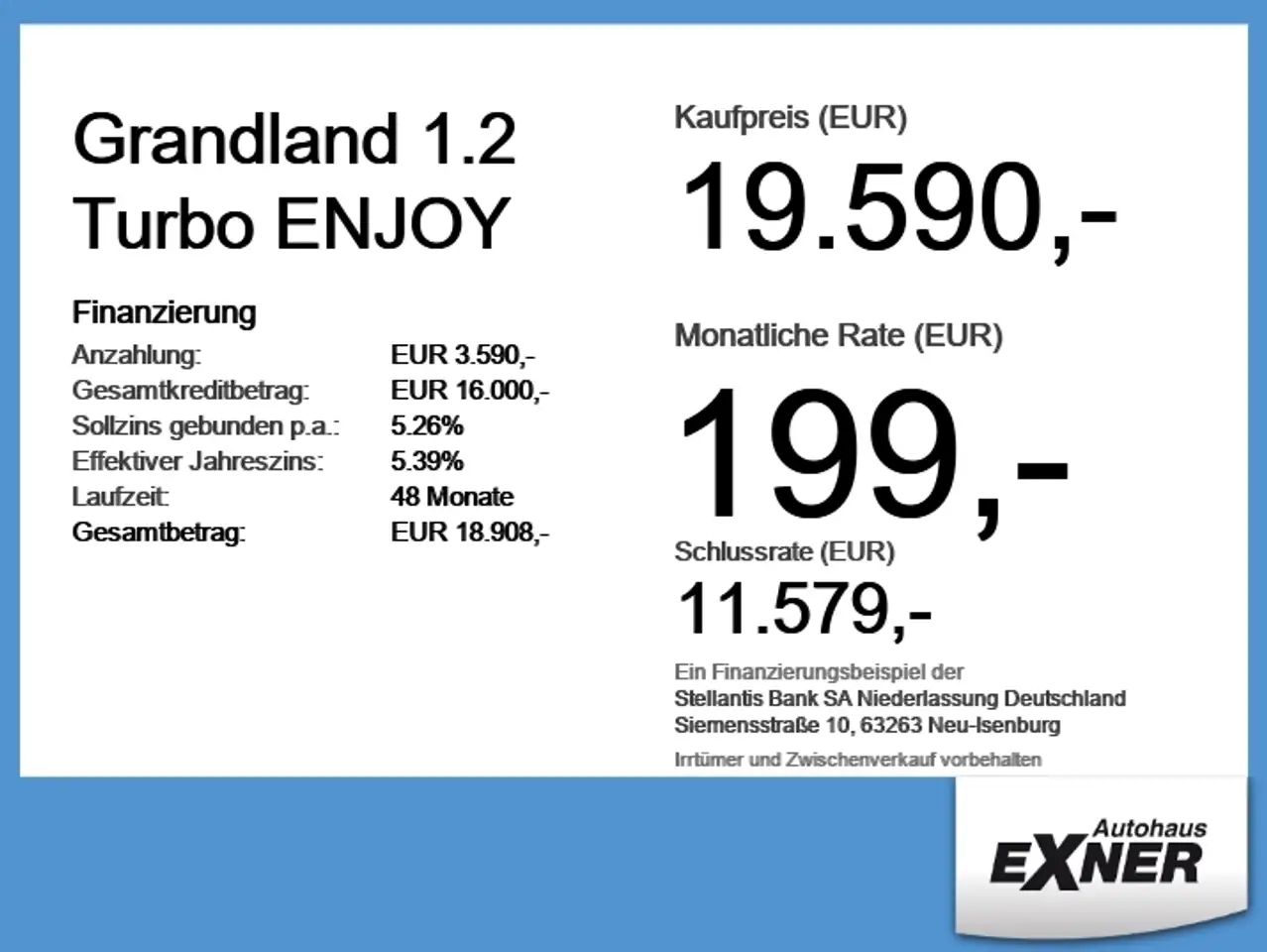 Opel Grandland 1.2 Turbo ENJOY LED+SHZ+Winterp.+Kam. — Galería del vehículo 6
