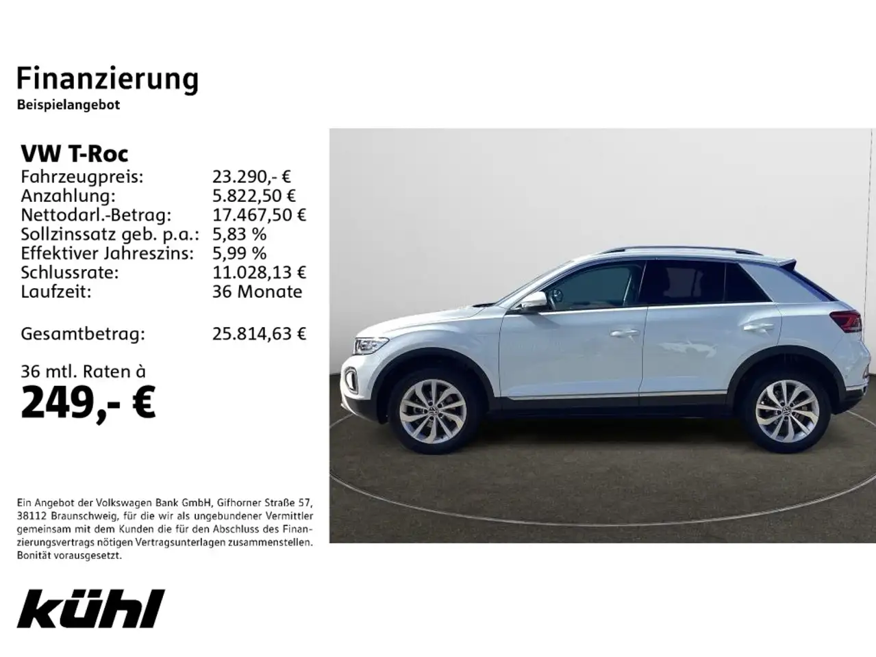 Volkswagen T-Roc 1.0 TSI Style Navi,AHK,Pano,Kamera — Galerie du véhicule 2
