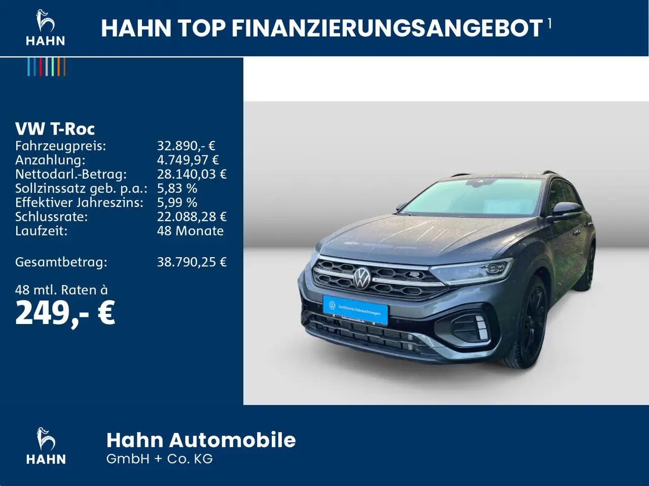 Volkswagen T-Roc R-Line Black Style 1.5TSI DSG Pano IQ.LIGH — Galería del vehículo 2