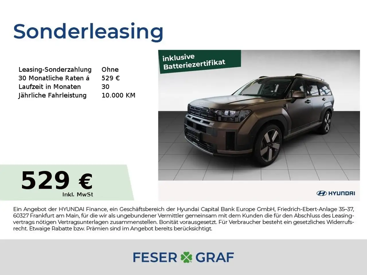Hyundai SANTA FE SIGNATURE KOMFORT & TECHNIK-PAKET AHK — Fürth