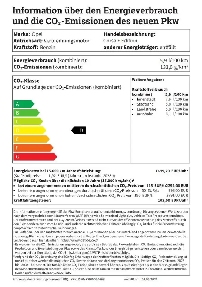 Opel Corsa F Edition|PDC|Navi|Sitzheizung|Nebelschein — معرض صور السيارة 16