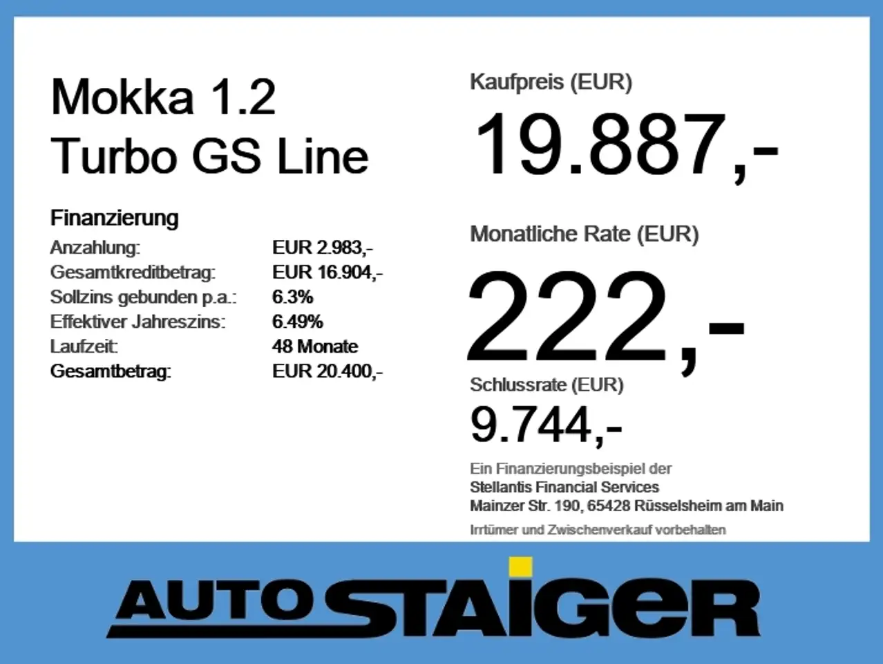 Opel Mokka 1.2 Turbo GS Line ACC+LED+SHZ+Winterp.+LM — معرض صور السيارة 6