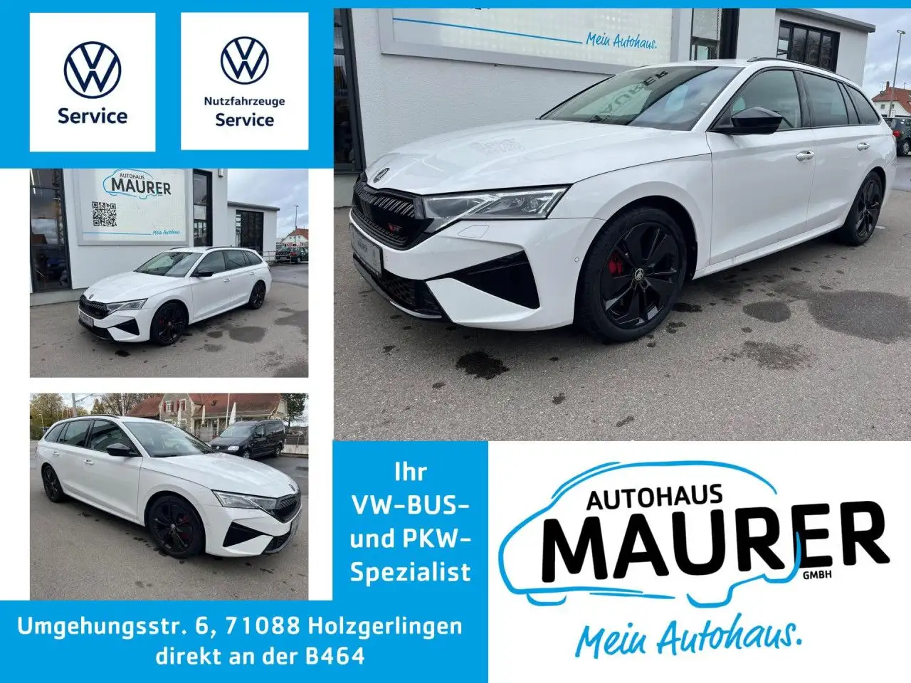 Skoda Octavia Combi RS 265 PS Facelift Matrix ACC Kamera — Holzgerlingen